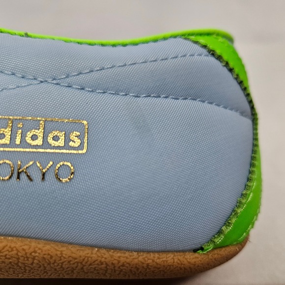 Adidas Tokyo Retro Sneakers JQ0582 Clear Sky Solar Green Gum Women's Size 7.5 - Picture 8 of 12